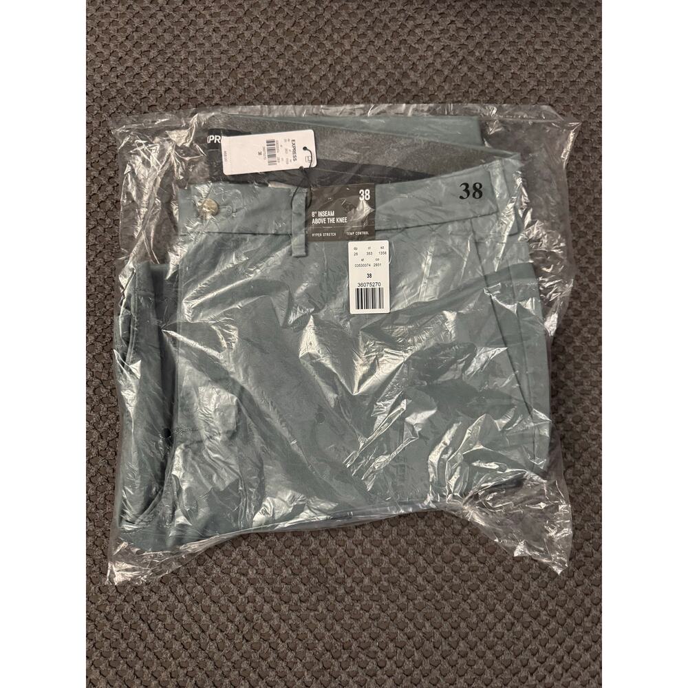 Solid 8" Hyper Stretch Chino Shorts